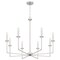 Quoizel Prescott Chandelier 8 Lights Brushed Nickel. PRC5032BN - alternate 5